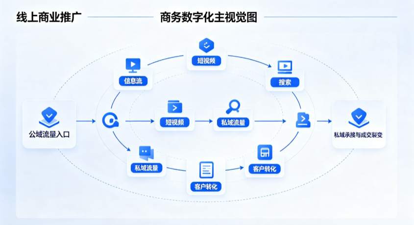 邵东县线上商业推广怎么做？全域流量闭环搭建与低成本转化实战指南